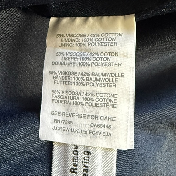 J. Crew Sleeveless Shift Dress in Midnight Floral Jacquard Purple Size 4 #1752 - Picture 9 of 10